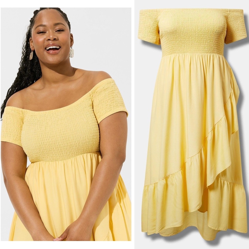 New Torrid tulip hem maxi dress